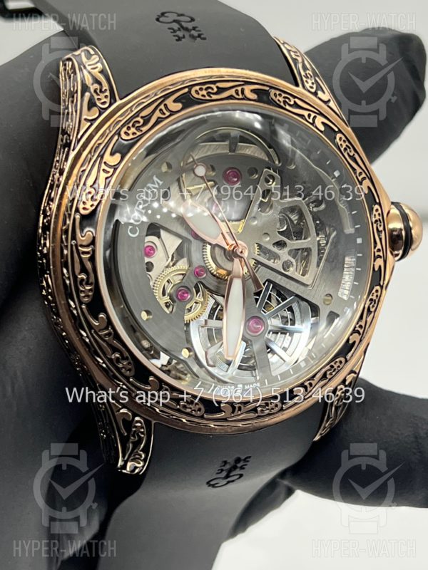 Фото 11 - Corum Bubble Skeleton 47mm Art 9517