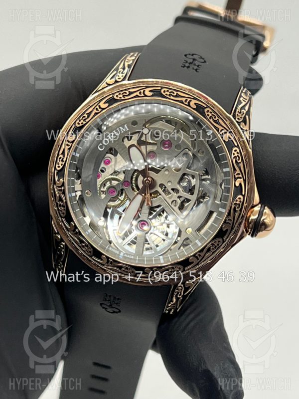Фото 12 - Corum Bubble Skeleton 47mm Art 9517