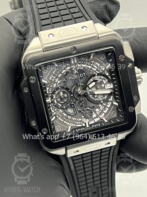 Фото 6 - Hublot Square Bang Unico 42mm Art 9457
