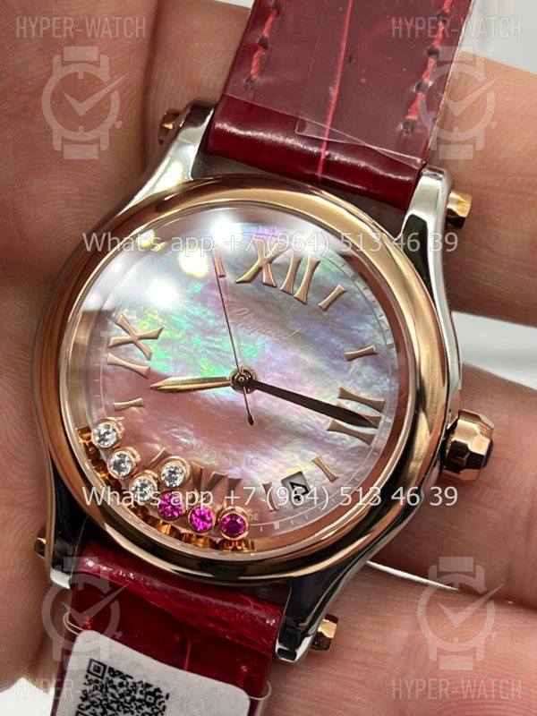 Фото 4 - Chopard Happy Sport 36mm 278559-6021 Red