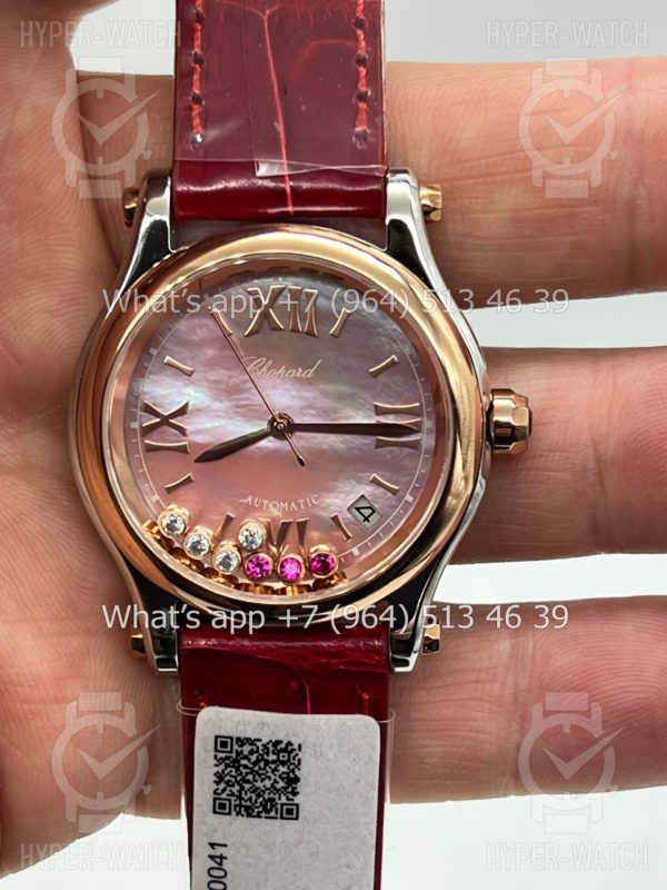 Фото 5 - Chopard Happy Sport 36mm 278559-6021 Red