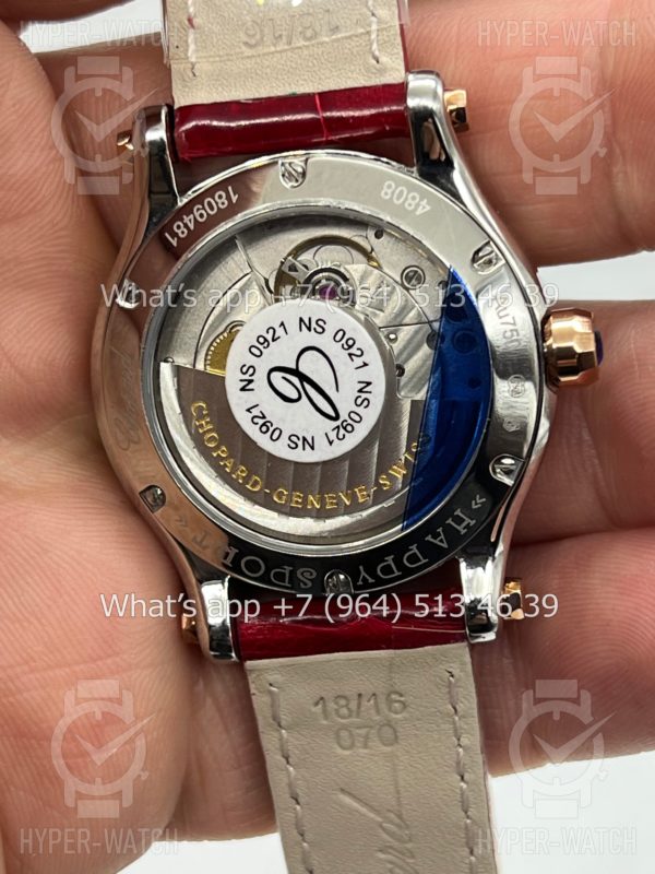 Фото 12 - Chopard Happy Sport 36mm 278559-6021 Red