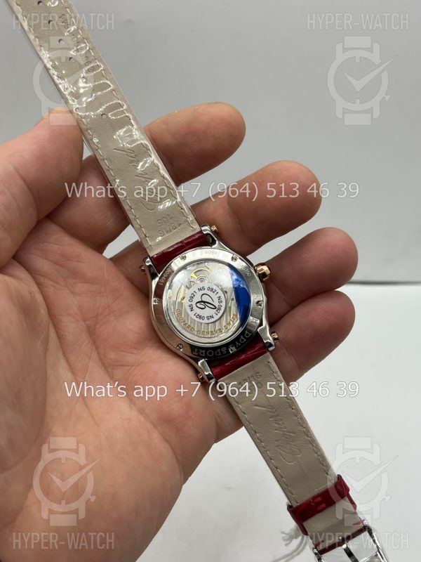 Фото 13 - Chopard Happy Sport 36mm 278559-6021 Red