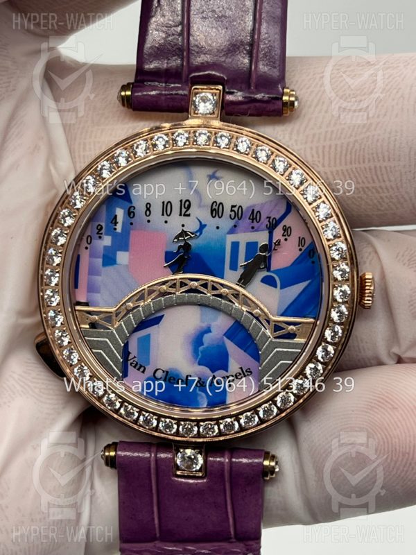 Товар Van Cleef & Arpels Poetic Complication Lady Arpels Pont des Amoureux VCARO8TZ00 Фото 2 - Van Cleef & Arpels Poetic Complication Lady Arpels Pont des Amoureux VCARO8TZ00