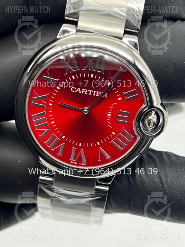 Фото 2 - Cartier Ballon Bleu de Cartier 36mm Red Steel