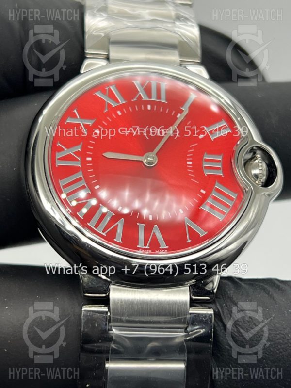 Фото 3 - Cartier Ballon Bleu de Cartier 36mm Red Steel
