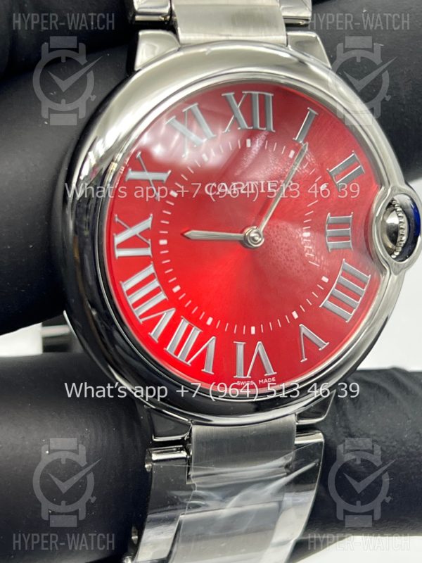 Фото 5 - Cartier Ballon Bleu de Cartier 36mm Red Steel