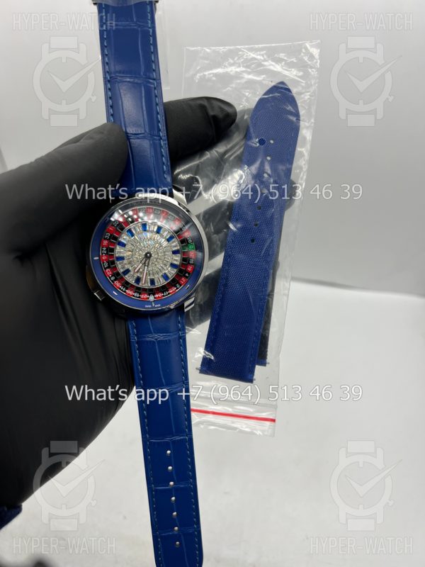 Товар Jacob & Co Casino 44mm CA100.40.AB Blue Steel Фото 2 - Jacob & Co Casino 44mm CA100.40.AB Blue Steel