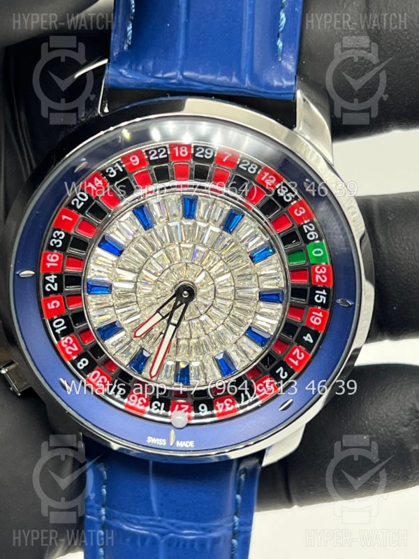Товар Jacob & Co Casino 44mm CA100.40.AB Blue Steel Фото 3 - Jacob & Co Casino 44mm CA100.40.AB Blue Steel
