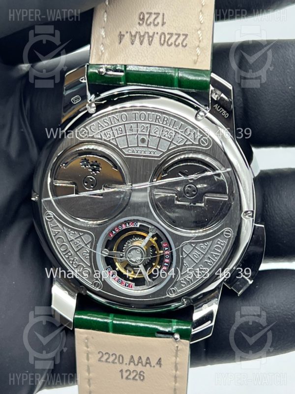Фото 17 - Jacob & Co Casino 44mm CA100.40.AB Green Steel