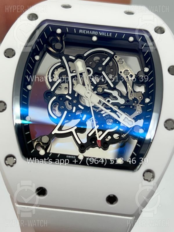 Товар Richard Mille RM 055 White Bubba Watson Ceramic Art 9686 Фото 2 - Richard Mille RM 055 White Bubba Watson Ceramic Art 9686