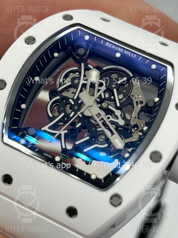 Товар Richard Mille RM 055 White Bubba Watson Ceramic Art 9686 Фото 4 - Richard Mille RM 055 White Bubba Watson Ceramic Art 9686