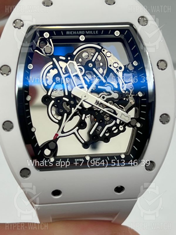 Товар Richard Mille RM 055 White Bubba Watson Ceramic Art 9686 Фото 5 - Richard Mille RM 055 White Bubba Watson Ceramic Art 9686
