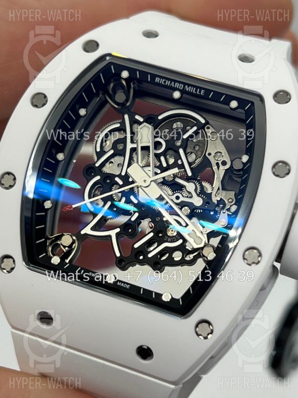 Товар Richard Mille RM 055 White Bubba Watson Ceramic Art 9686 Фото 6 - Richard Mille RM 055 White Bubba Watson Ceramic Art 9686