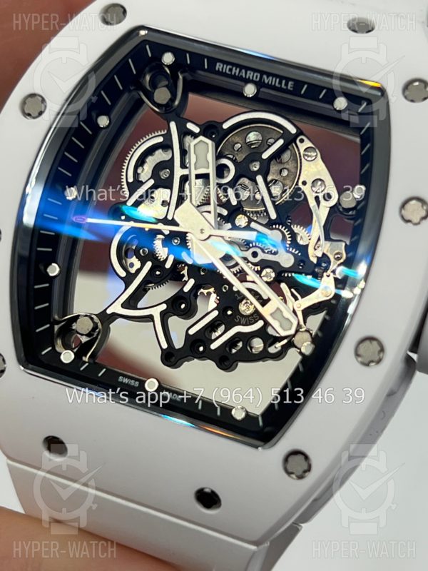 Товар Richard Mille RM 055 White Bubba Watson Ceramic Art 9686 Фото 9 - Richard Mille RM 055 White Bubba Watson Ceramic Art 9686