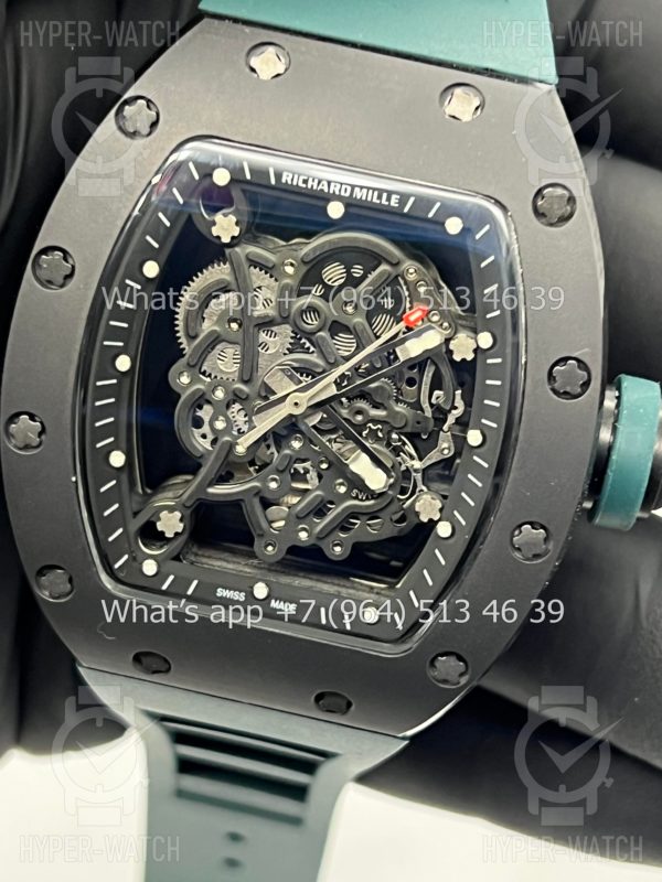 Товар Richard Mille RM 055 Black Green Фото 4 - Richard Mille RM 055 Black Green