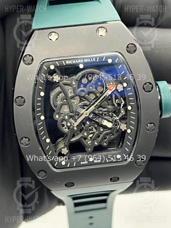 Товар Richard Mille RM 055 Black Green Фото 5 - Richard Mille RM 055 Black Green