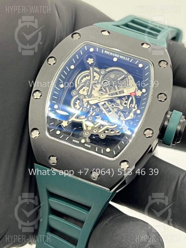Товар Richard Mille RM 055 Black Green Фото 7 - Richard Mille RM 055 Black Green
