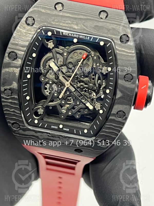 Товар Richard Mille RM 055 Black Red Art 9709 Фото 2 - Richard Mille RM 055 Black Red Art 9709