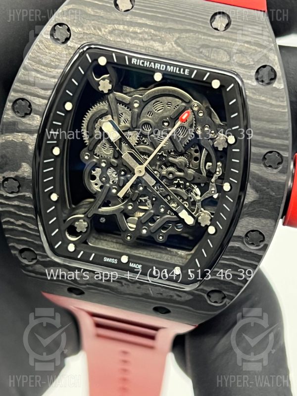 Товар Richard Mille RM 055 Black Red Art 9709 Фото 3 - Richard Mille RM 055 Black Red Art 9709