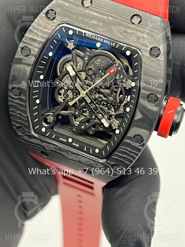 Товар Richard Mille RM 055 Black Red Art 9709 Фото 4 - Richard Mille RM 055 Black Red Art 9709