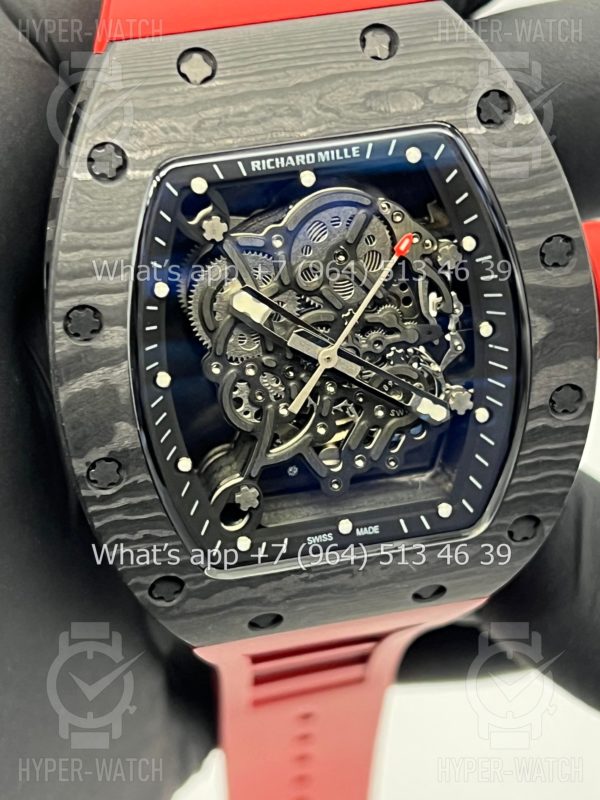 Товар Richard Mille RM 055 Black Red Art 9709 Фото 5 - Richard Mille RM 055 Black Red Art 9709