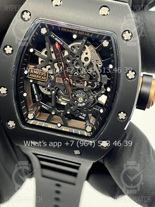 Товар Richard Mille RM 035 Americas Black Steel Фото 3 - Richard Mille RM 035 Americas Black Steel