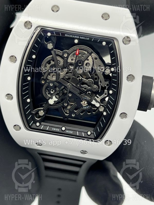 Товар Richard Mille RM 055 White Black Фото 2 - Richard Mille RM 055 White Black