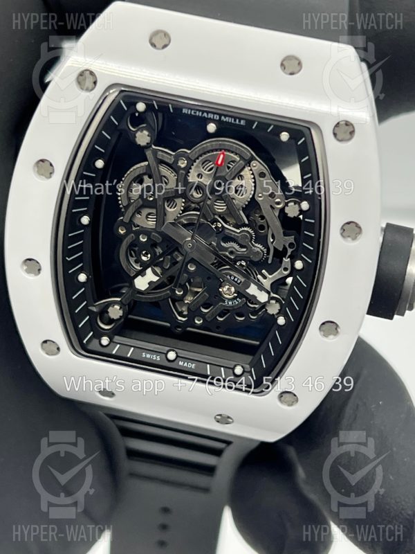 Товар Richard Mille RM 055 White Black Фото 3 - Richard Mille RM 055 White Black