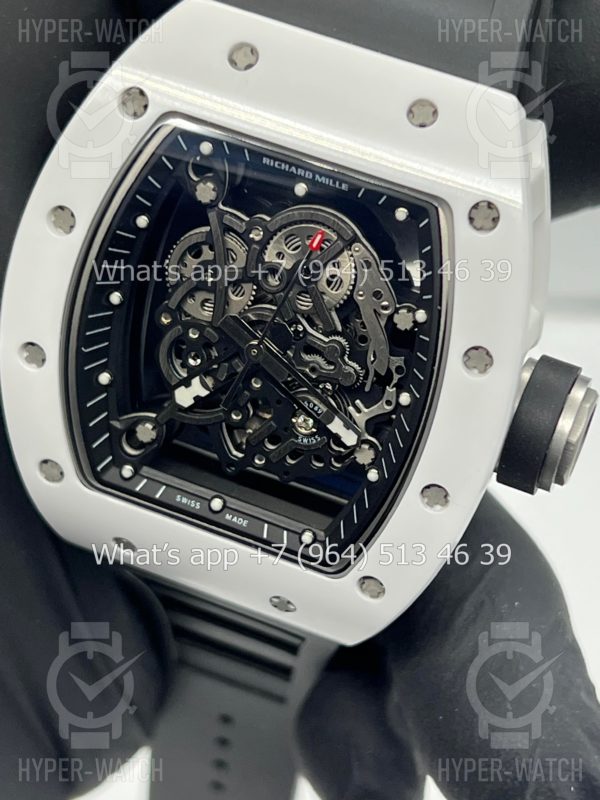 Товар Richard Mille RM 055 White Black Фото 4 - Richard Mille RM 055 White Black