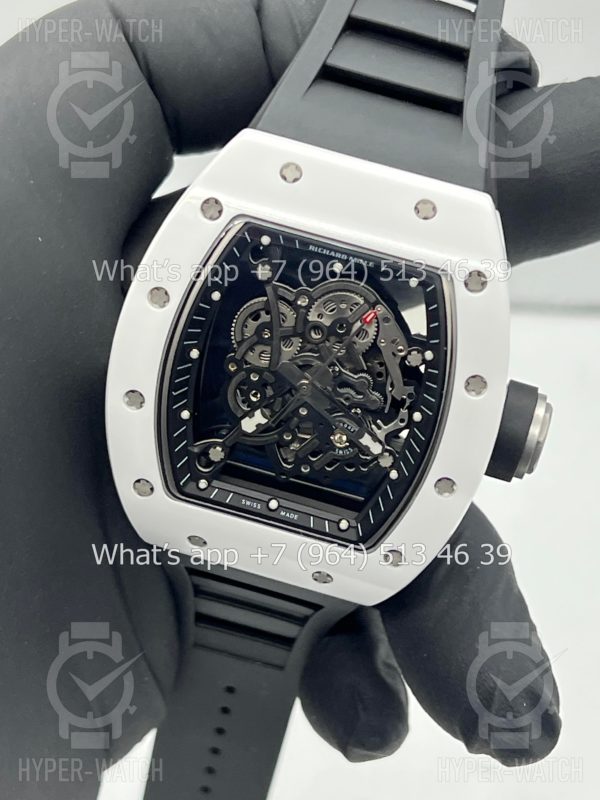 Товар Richard Mille RM 055 White Black Фото 6 - Richard Mille RM 055 White Black