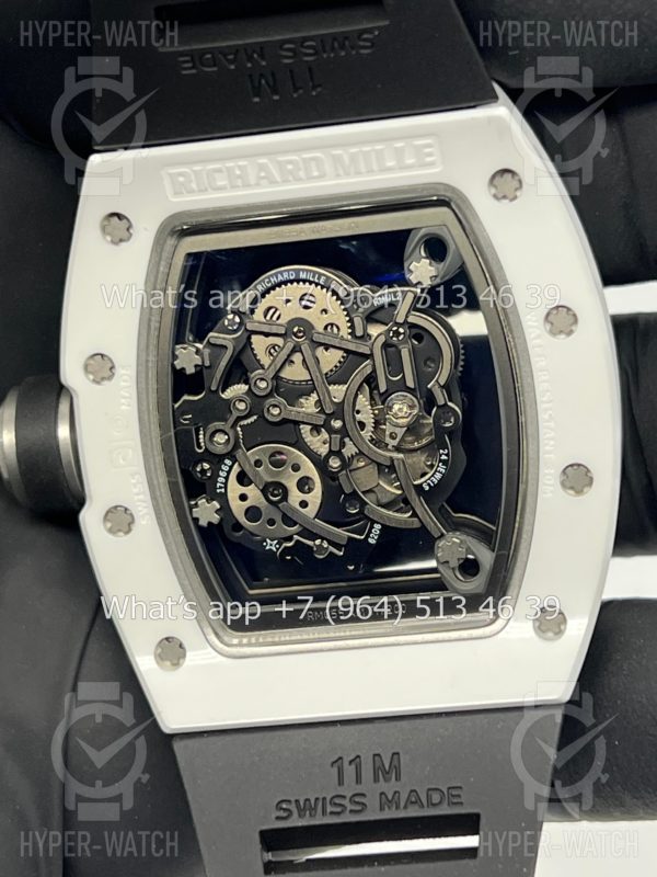 Товар Richard Mille RM 055 White Black Фото 11 - Richard Mille RM 055 White Black