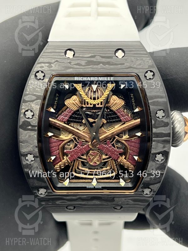 Фото 9 - Richard Mille RM 47 Samurai 42mm White