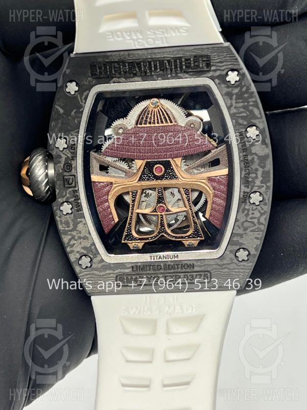 Фото 14 - Richard Mille RM 47 Samurai 42mm White