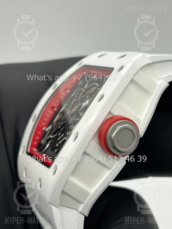 Товар Richard Mille RM 055 White Red Art 9720 Фото 9 - Richard Mille RM 055 White Red Art 9720