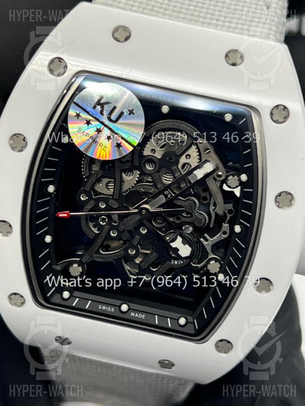 Товар Richard Mille RM 055 White Art 9707 Фото 3 - Richard Mille RM 055 White Art 9707