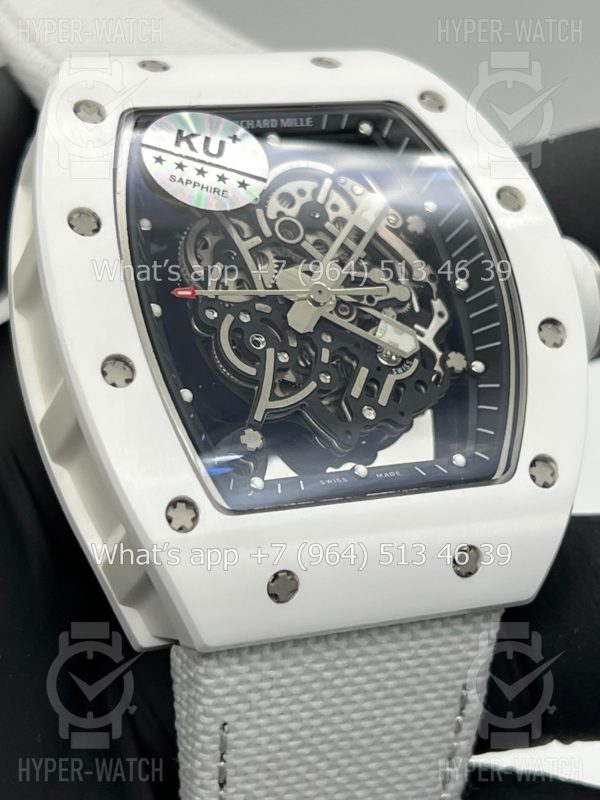 Товар Richard Mille RM 055 White Art 9707 Фото 5 - Richard Mille RM 055 White Art 9707