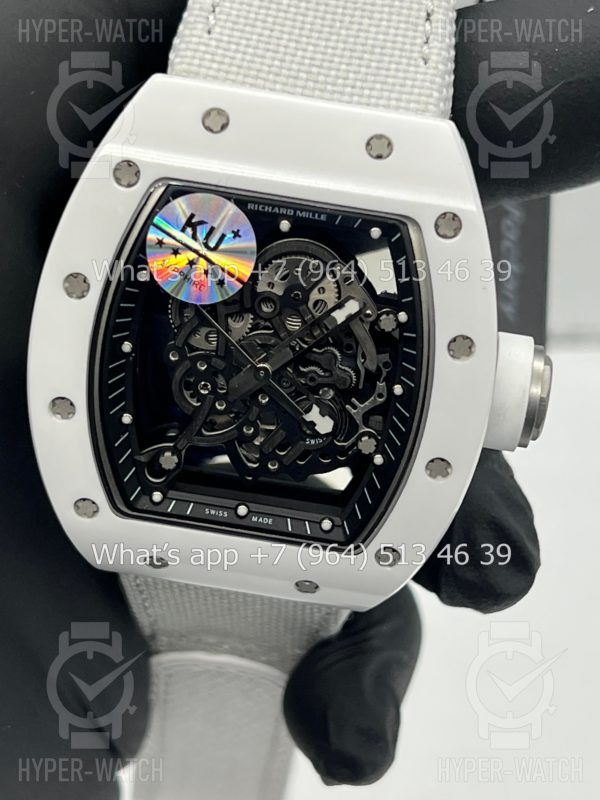 Товар Richard Mille RM 055 White Art 9707 Фото 6 - Richard Mille RM 055 White Art 9707