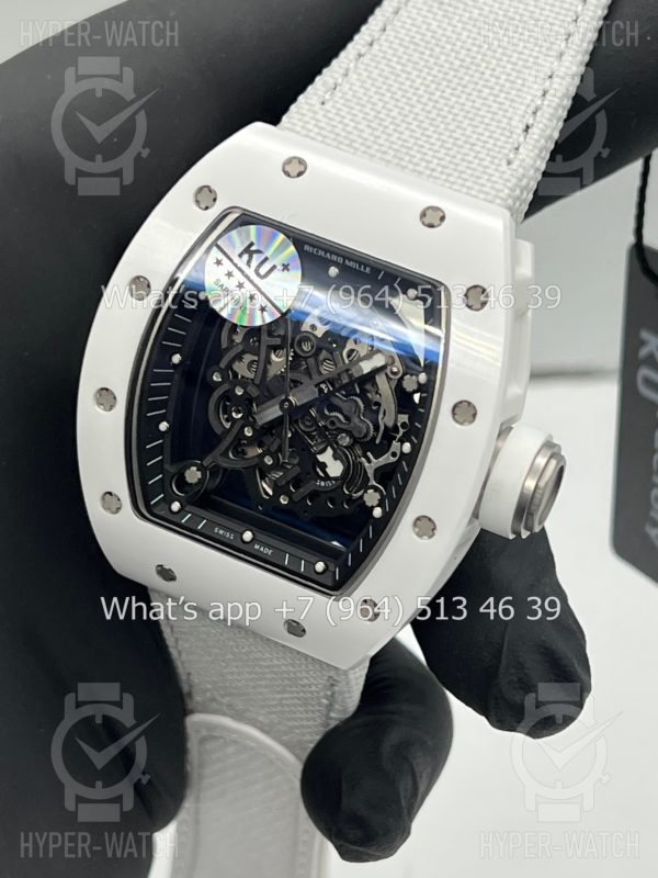 Товар Richard Mille RM 055 White Art 9707 Фото 10 - Richard Mille RM 055 White Art 9707