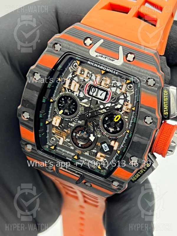 Фото 4 - Richard Mille RM 011-03 McLaren Orange Art 9710