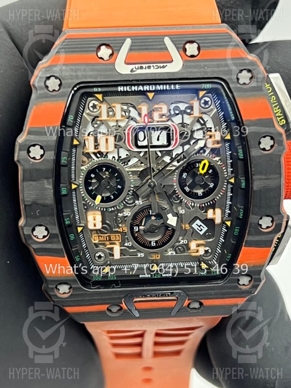 Фото 5 - Richard Mille RM 011-03 McLaren Orange Art 9710