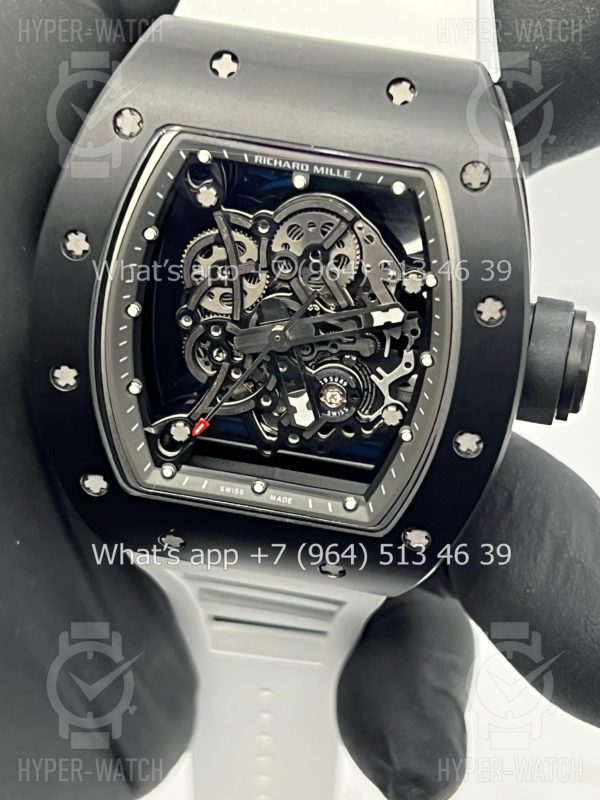 Товар Richard Mille RM 055 Black White Art 9708 Фото 2 - Richard Mille RM 055 Black White Art 9708