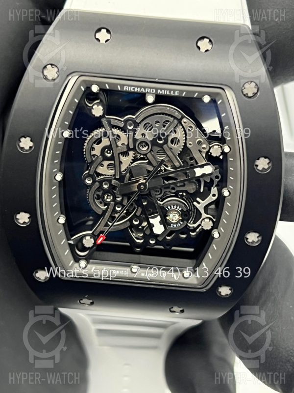 Товар Richard Mille RM 055 Black White Art 9708 Фото 4 - Richard Mille RM 055 Black White Art 9708