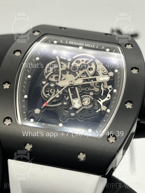 Товар Richard Mille RM 055 Black White Art 9708 Фото 5 - Richard Mille RM 055 Black White Art 9708