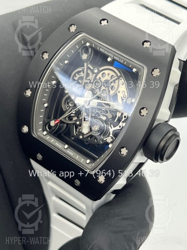 Товар Richard Mille RM 055 Black White Art 9708 Фото 8 - Richard Mille RM 055 Black White Art 9708