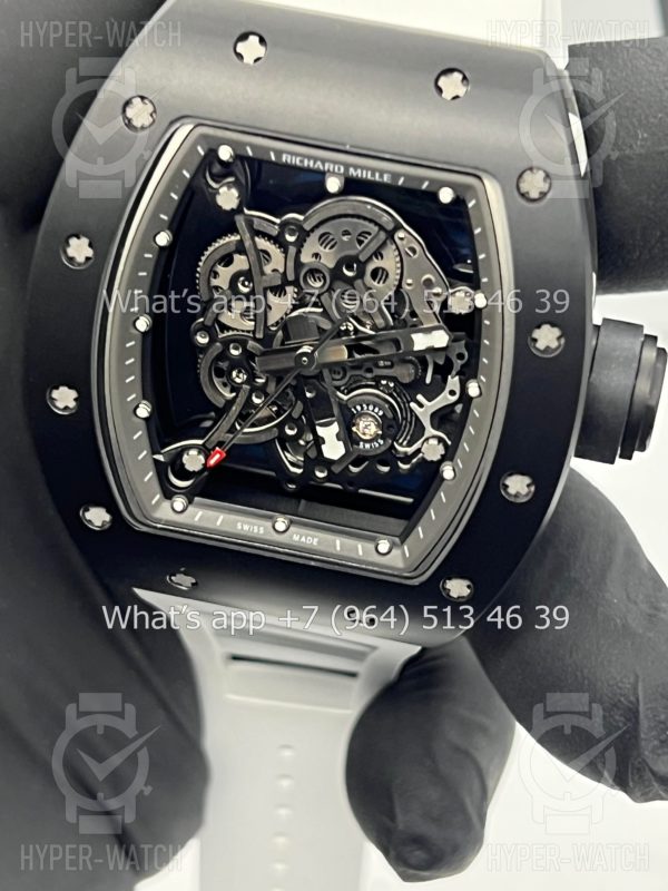 Товар Richard Mille RM 055 Black White Art 9708 Фото 9 - Richard Mille RM 055 Black White Art 9708