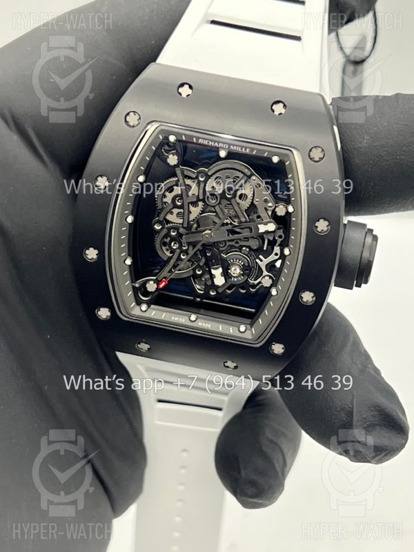 Товар Richard Mille RM 055 Black White Art 9708 Фото 11 - Richard Mille RM 055 Black White Art 9708