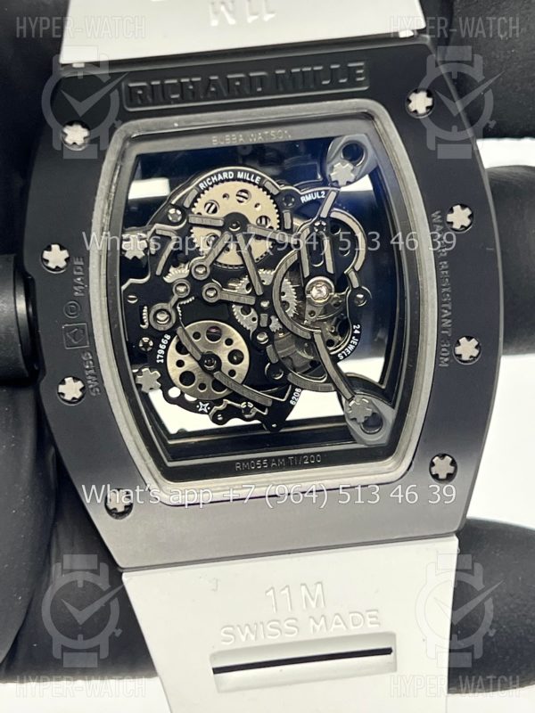 Товар Richard Mille RM 055 Black White Art 9708 Фото 16 - Richard Mille RM 055 Black White Art 9708