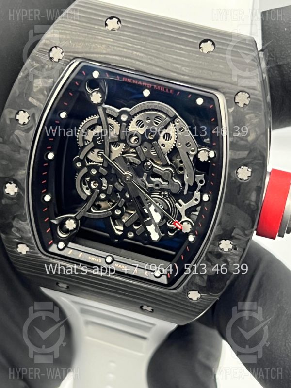 Товар Richard Mille RM 055 Black White Art 9726 Фото 3 - Richard Mille RM 055 Black White Art 9726