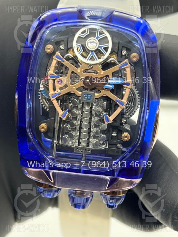Товар JACOB & Co Bugatti Chiron BU210.80.AH.UA.BBRUA Фото 2 - JACOB & Co Bugatti Chiron BU210.80.AH.UA.BBRUA